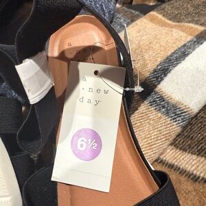 A New Day Black Sandals